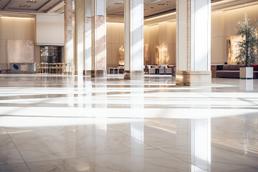 commercial marble lobby